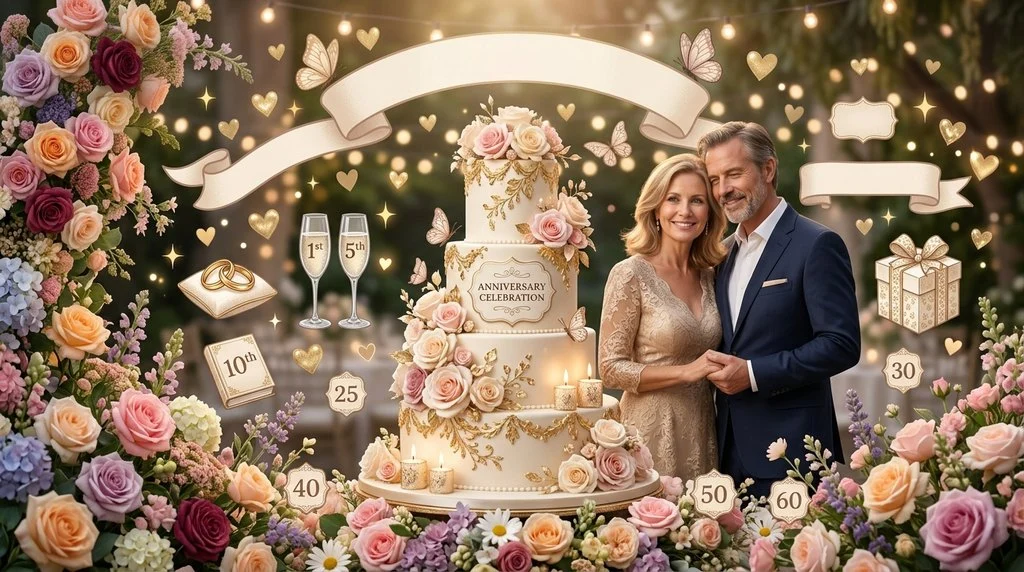 wedding anniversary names 1-100